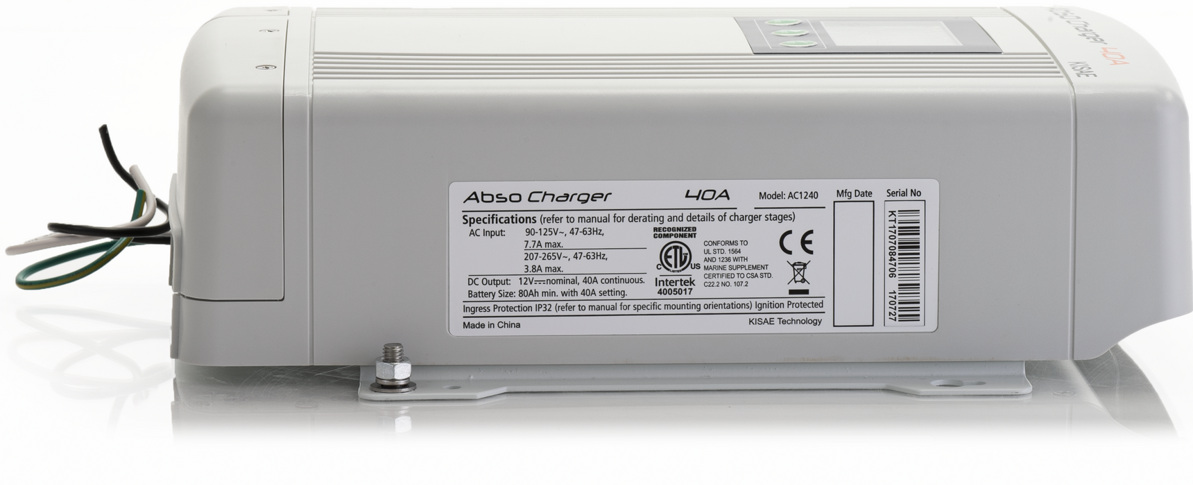 KISAE - Abso AC 40 Amp Battery Charger ; AC-1240
