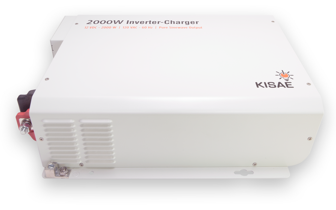 Kisae - Inverter 2000 Watt Pure Sine with Transfer Switch and 80 Amp Charger - BIC1220080