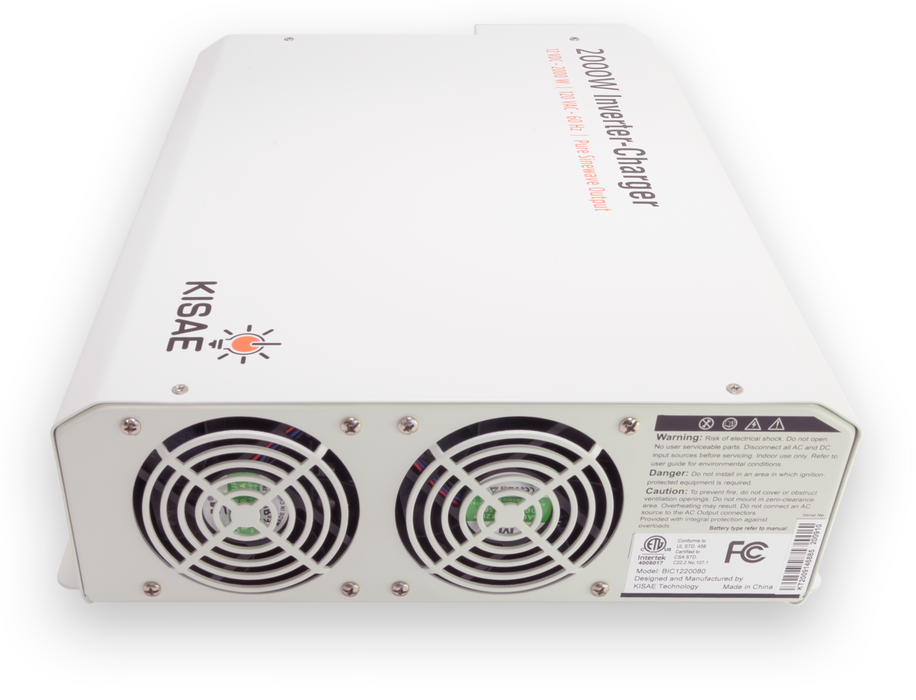 KISAE SWXFR1220 2000W Pure Sine Inverter with Transfer