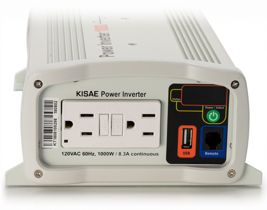 KISAE - Inverter 1000 Watt Pure Sine; SW-1210